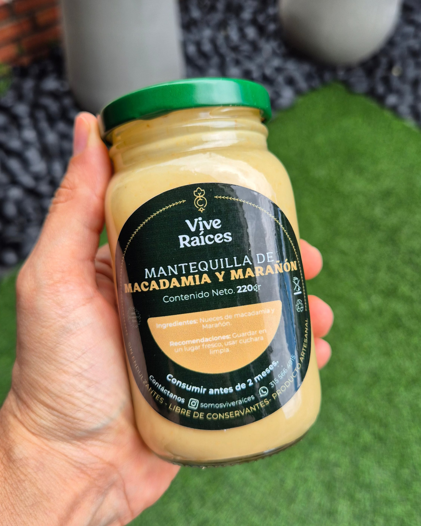 MANTEQUILLA DE MACADAMIA Y MARAÑON