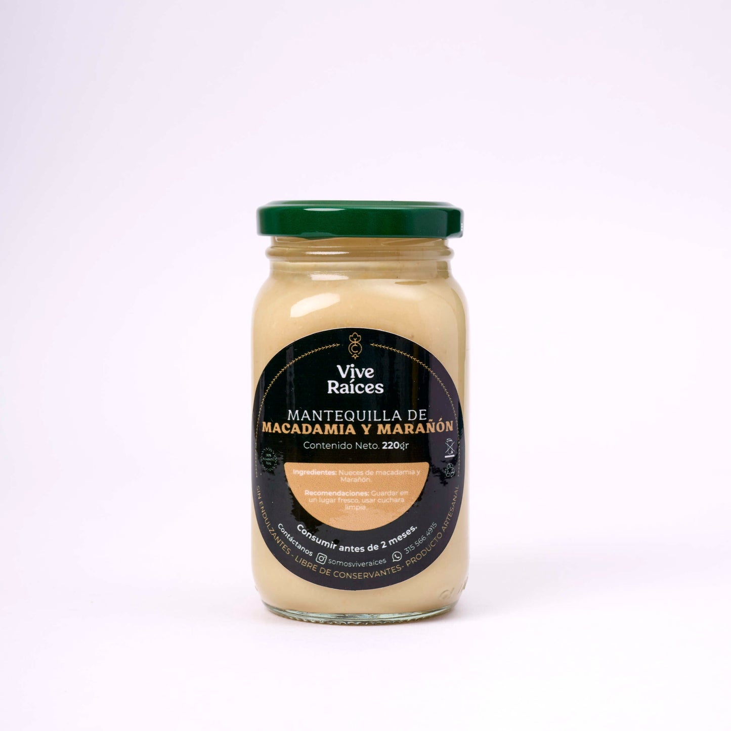 MANTEQUILLA DE MACADAMIA Y MARAÑON