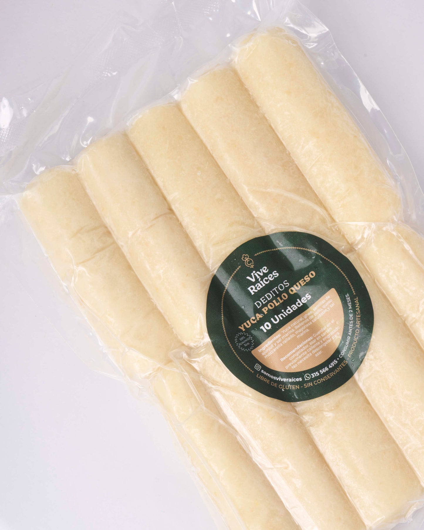 DEDITO YUCA POLLO QUESO