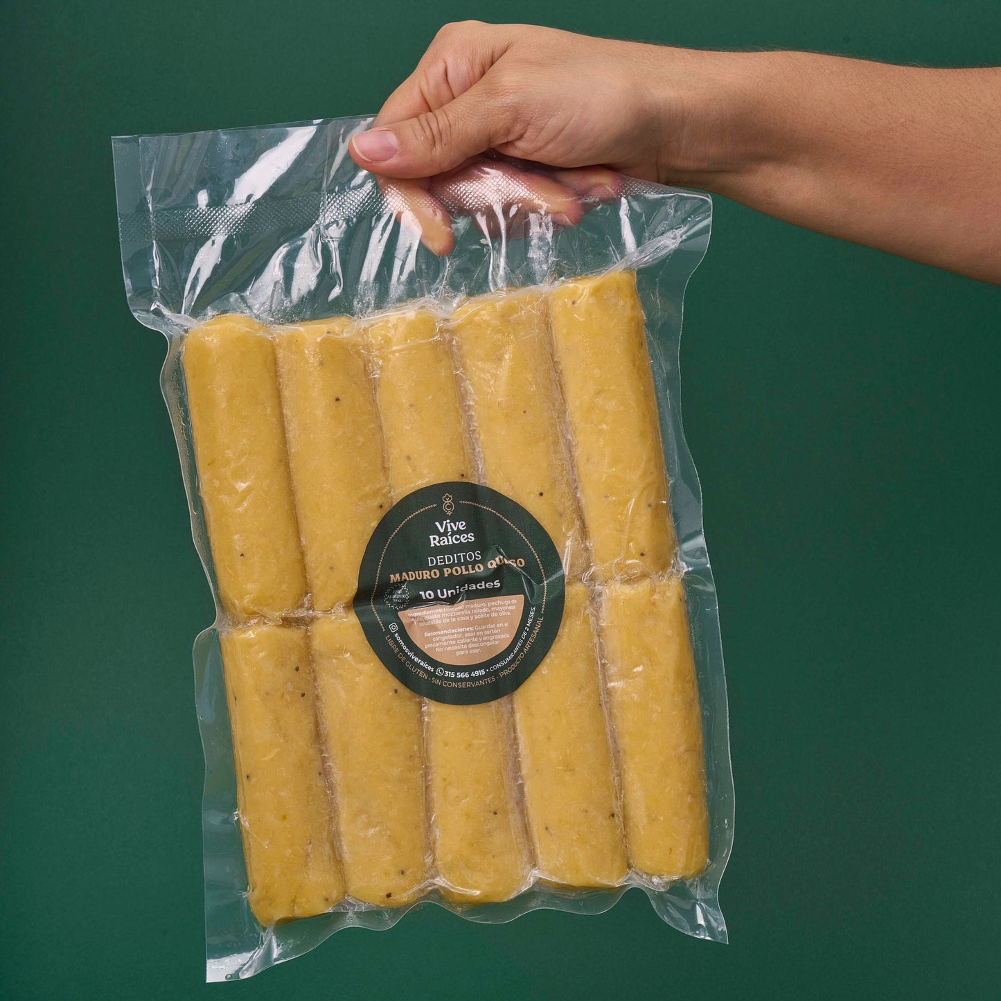 DEDITOS MADURO POLLO QUESO