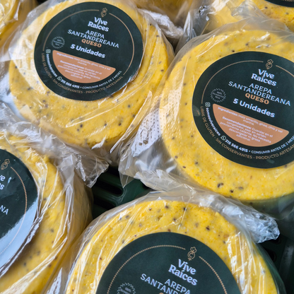 Arepa Santandereana queso