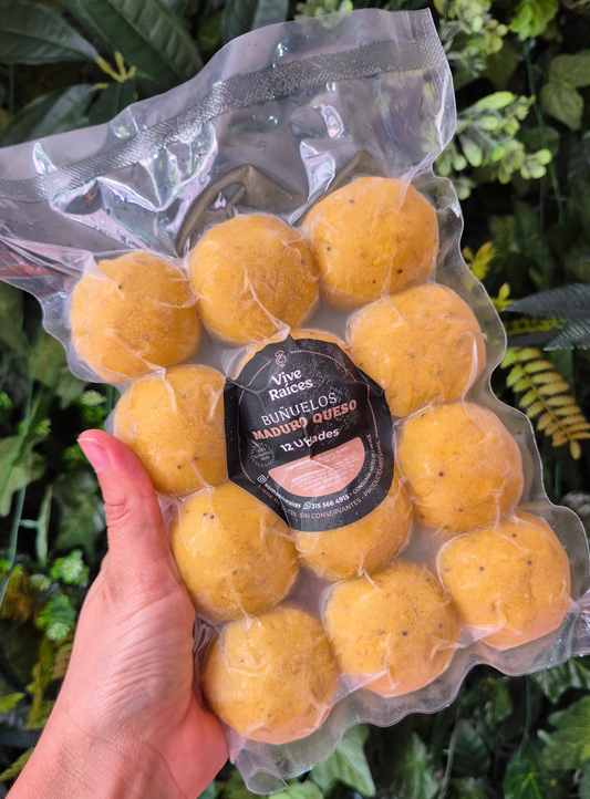 BUÑUELOS DE PLATANO MADURO