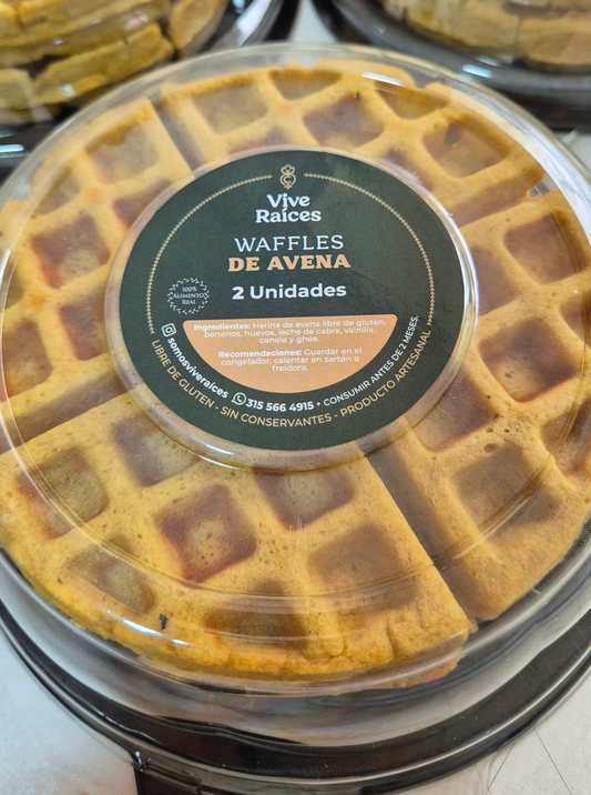 WAFFLES DE AVENA