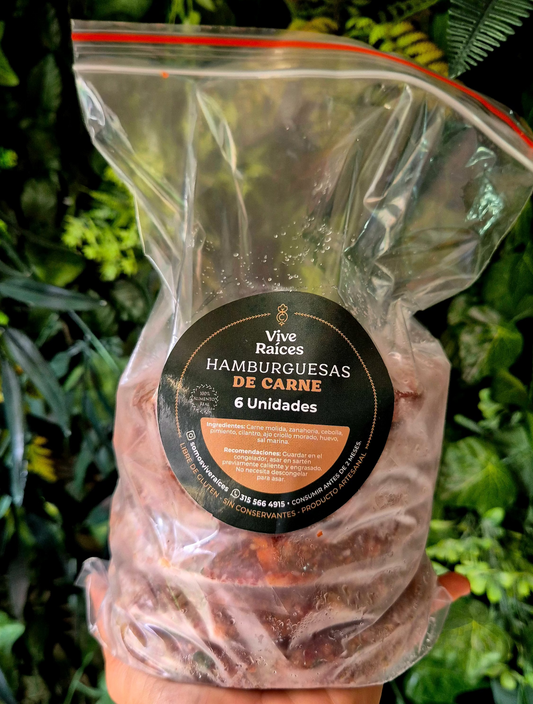 HAMBURGUESA DE RES