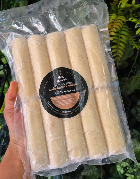 DEDITOS YUCA BOCADILLO Y QUESO