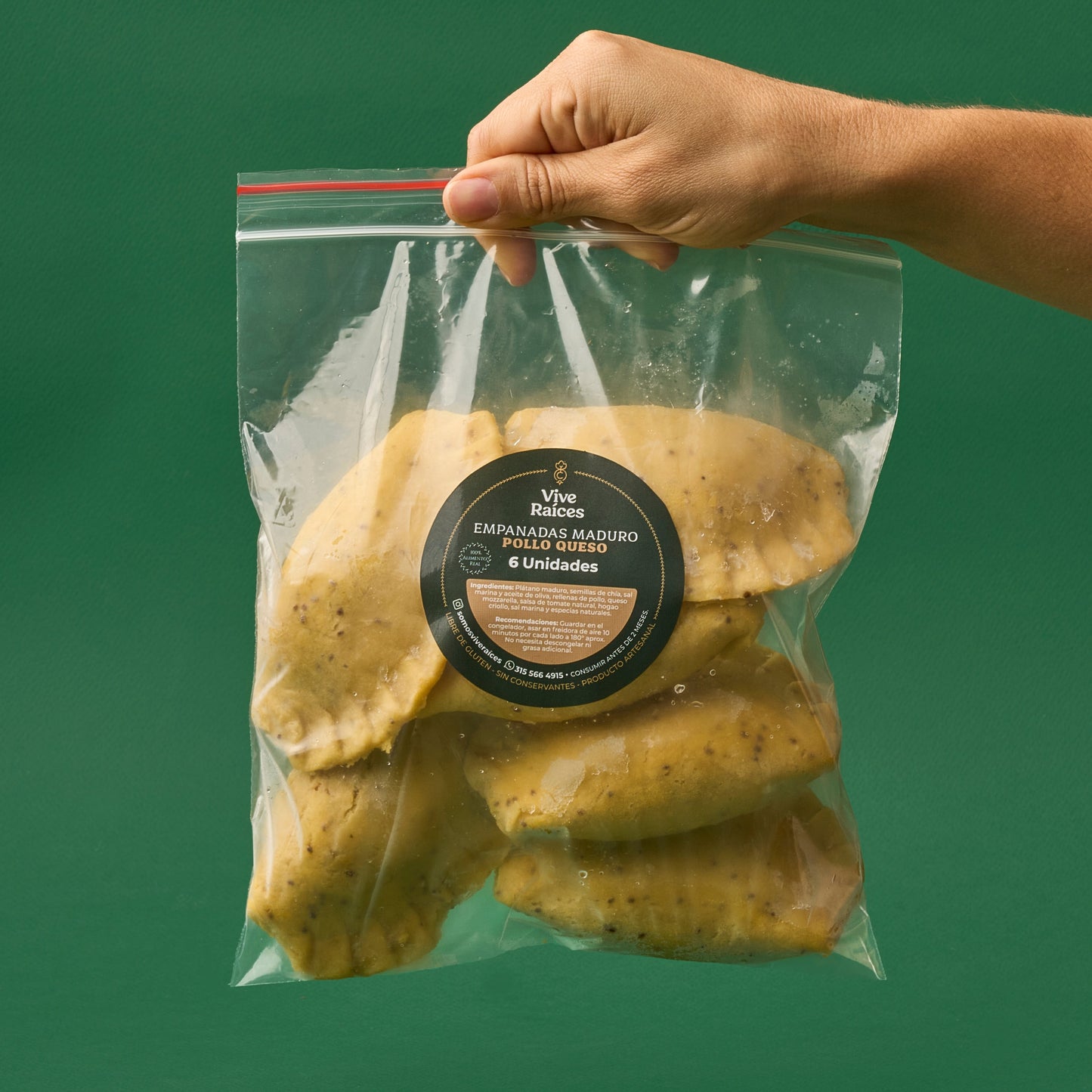 EMPANADAS DE PLATANO MADURO POLLO QUESO