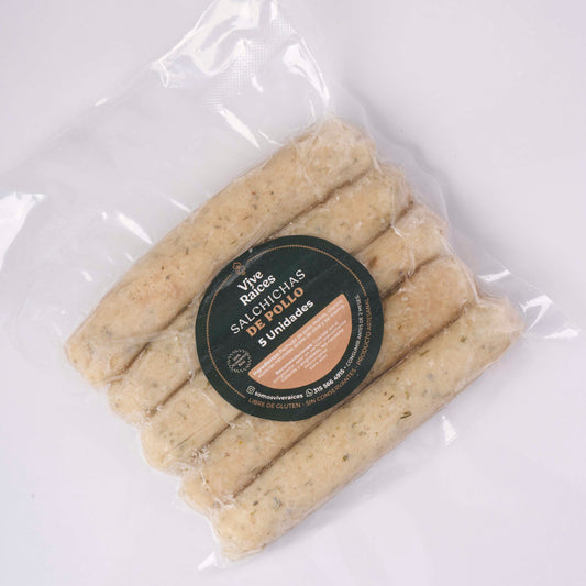 SALCHICHAS DE POLLO SALUDABLES