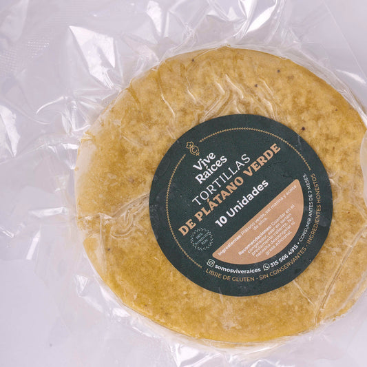 TORTILLAS DE PLATANO VERDE