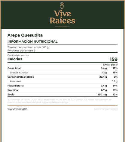 Arepa quesudita