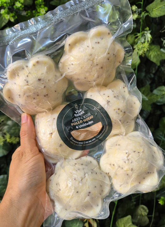 AREPA KIDS POLLO QUESO